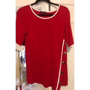 Cable & Gauge- Red Blouse